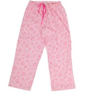 Cacique Just Married Pink Print Pajama Bottoms size XXL